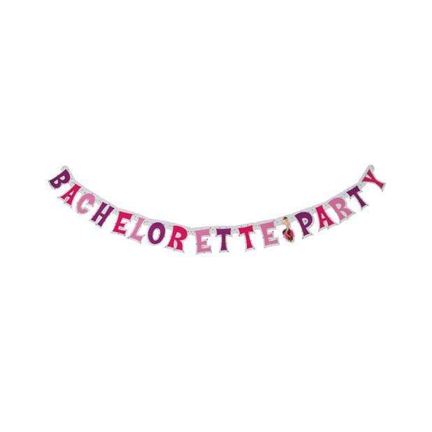 Hott Products - Bachelorette Party Letter Banner (Multi Colour) Bachelorette Party Novelties