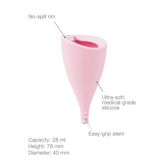 Intimina - Lily Cup A Ultra Smooth Menstrual Cup (Pink) Menstrual Cup 7350022276406 CherryAffairs