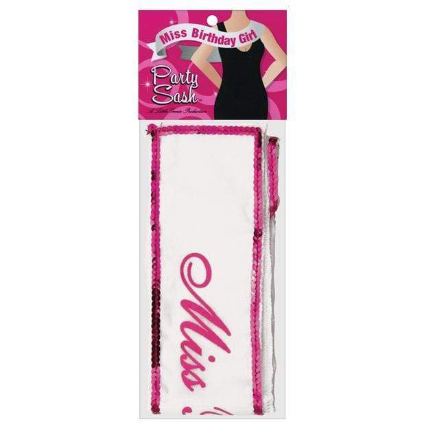 Kheper Games - Miss Birthday Girl Party Sash (White) Party Novelties Durio Asia