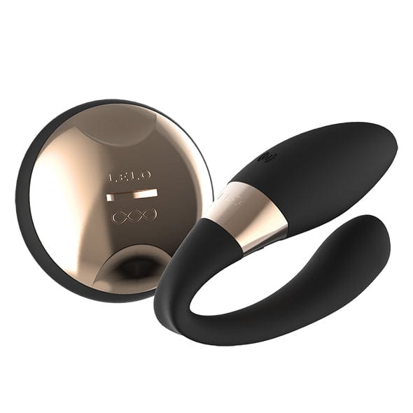 LELO - Tiani Duo Couple's Massager Vibrator (Black) Remote Control Couple's Massager (Vibration) Rechargeable 7350075028403 CherryAffairs