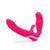 Love Honey - Happy Rabbit Strapless Strap on Vibrator (Pink) Strap On with Dildo for Reverse Insertion (Vibration) Rechargeable 5060020009433 CherryAffairs