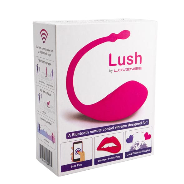 Lovense - Lush App-Controlled Bullet Egg Vibrator (Pink) Wireless Remote Control Egg (Vibration) Rechargeable 728360599575 CherryAffairs