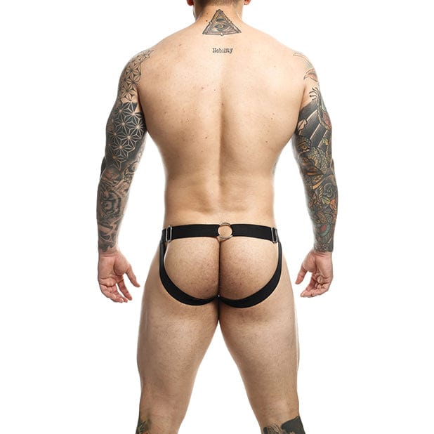 Male Basics - Dungeon Chain Jockstrap Underwear O/S (Black) Gay Pride Underwear 804859876331 CherryAffairs