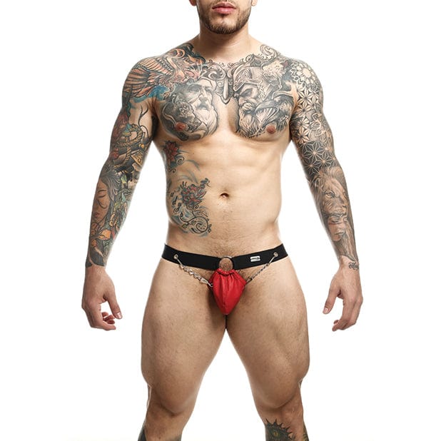 Male Basics - Dungeon Chain Jockstrap Underwear O/S (Red) Gay Pride Underwear 804859876348 CherryAffairs