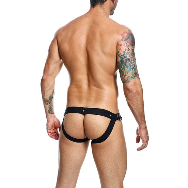 Male Basics - Dungeon Snap Jockstrap Underwear O/S (Black) Gay Pride Underwear 804859874528 CherryAffairs