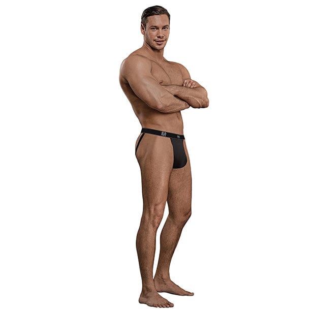 Male Power - Bamboo Sport Jock Underwear S/M (Black) Gay Pride Underwear 845830081757 CherryAffairs