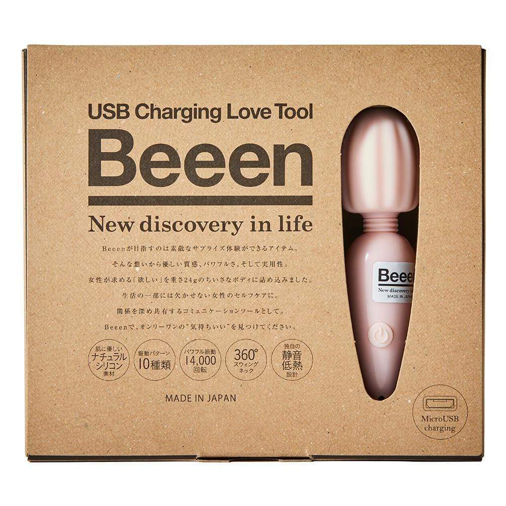 Mr. Haven - Beeen Mini Wand Massager (Pink) Mini Wand Massagers (Vibration) Rechargeable 319751437 CherryAffairs