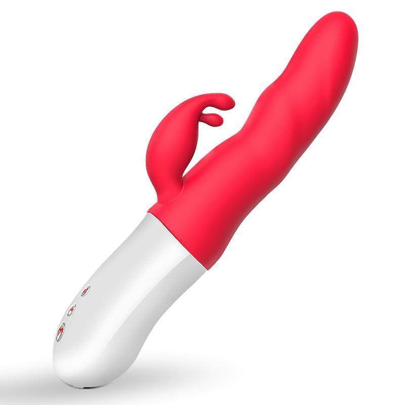 MyToys - MyBunny Rechargeable Thrusting Rabbit Vibrator (Red) Rabbit Dildo (Vibration) Rechargeable 9504000162160 CherryAffairs