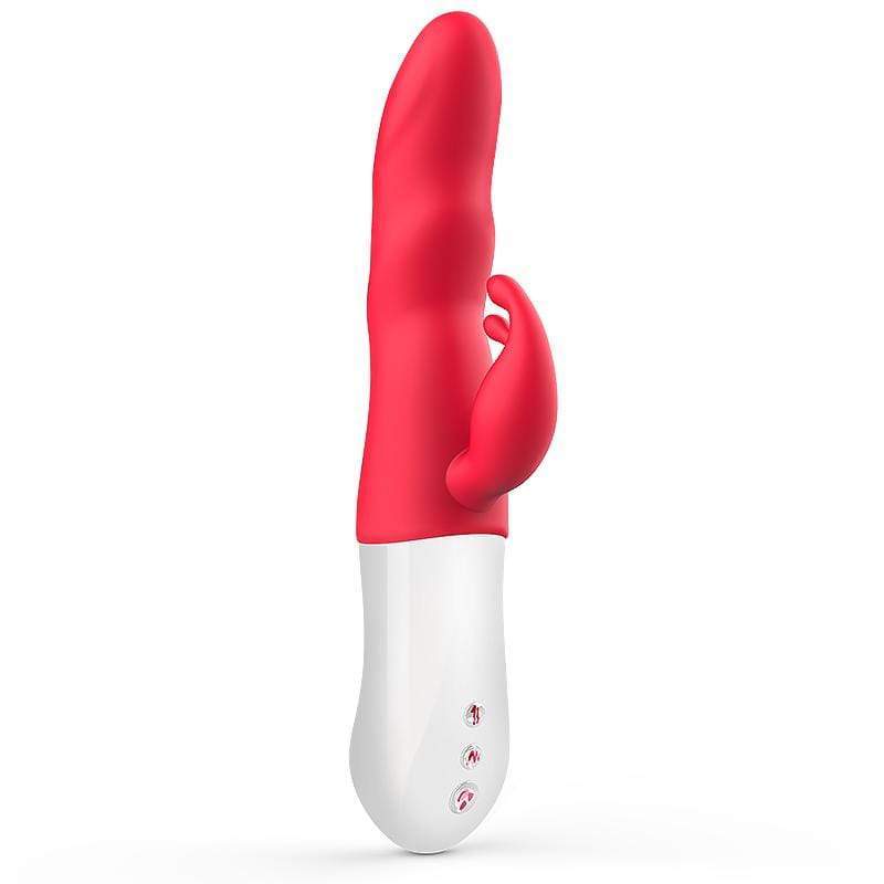 MyToys - MyBunny Rechargeable Thrusting Rabbit Vibrator (Red) Rabbit Dildo (Vibration) Rechargeable 9504000162160 CherryAffairs