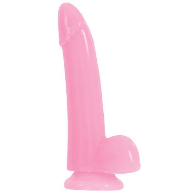 NS Novelties - Firefly Glow In The Dark Smooth Glowing Dong 5" (Pink) Realistic Dildo with suction cup (Non Vibration) 657447096532 CherryAffairs