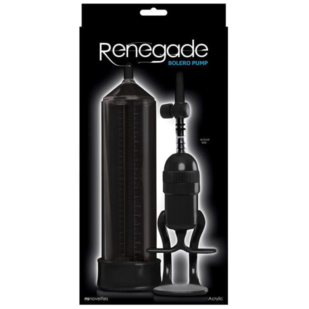 NS Novelties - Renegade Acrylic Bolero Penis Pump (Black) Penis Pump (Non Vibration) 657447097218 CherryAffairs