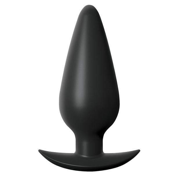 Pipedream - Anal Fantasy Elite Collection Weighted Silicone Anal Plug Large (Black) Anal Plug (Non Vibration)