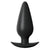 Pipedream - Anal Fantasy Elite Collection Weighted Silicone Anal Plug Large (Black) Anal Plug (Non Vibration)