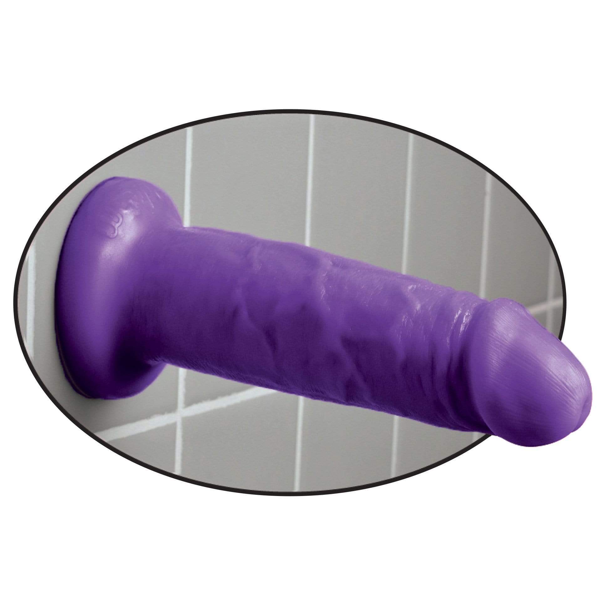 Pipedream - Dillio Chub Dildo 6" (Purple) Realistic Dildo with suction cup (Non Vibration) 324170514 CherryAffairs