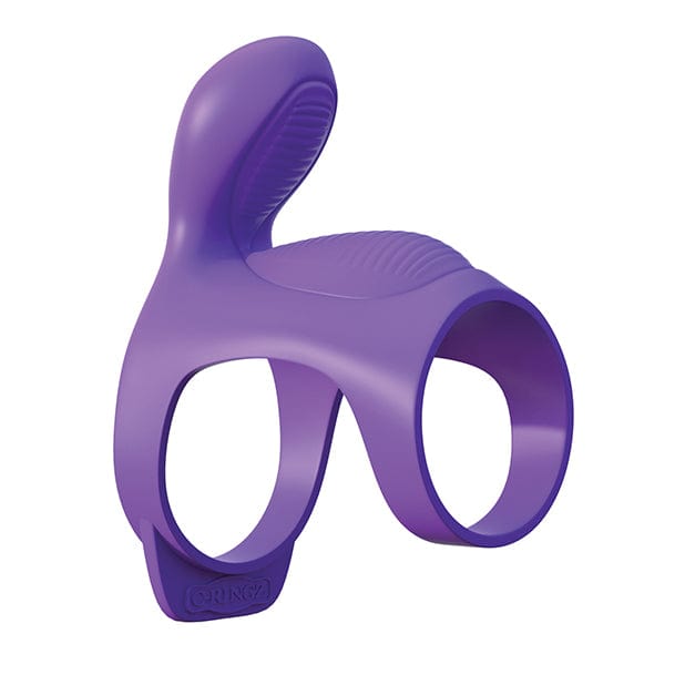 Pipedream - Fantasy C Ringz Ultimate Silicone Couples Vibrating Cock Cage (Purple) Remote Control Cock Ring (Vibration) Non Rechargeable 603912358254 CherryAffairs