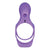 Pipedream - Fantasy C Ringz Ultimate Silicone Couples Vibrating Cock Cage (Purple) Remote Control Cock Ring (Vibration) Non Rechargeable 603912358254 CherryAffairs