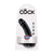 Pipedream - King Cock  6" Cock (Black) Realistic Dildo with suction cup (Non Vibration)