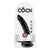 Pipedream - King Cock 7" Cock (Black) Realistic Dildo w/o suction cup (Non Vibration) - CherryAffairs Singapore