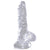 Pipedream - King Cock Clear Cock with Balls 4" (Clear) Realistic Dildo with suction cup (Non Vibration) 603912758801 CherryAffairs