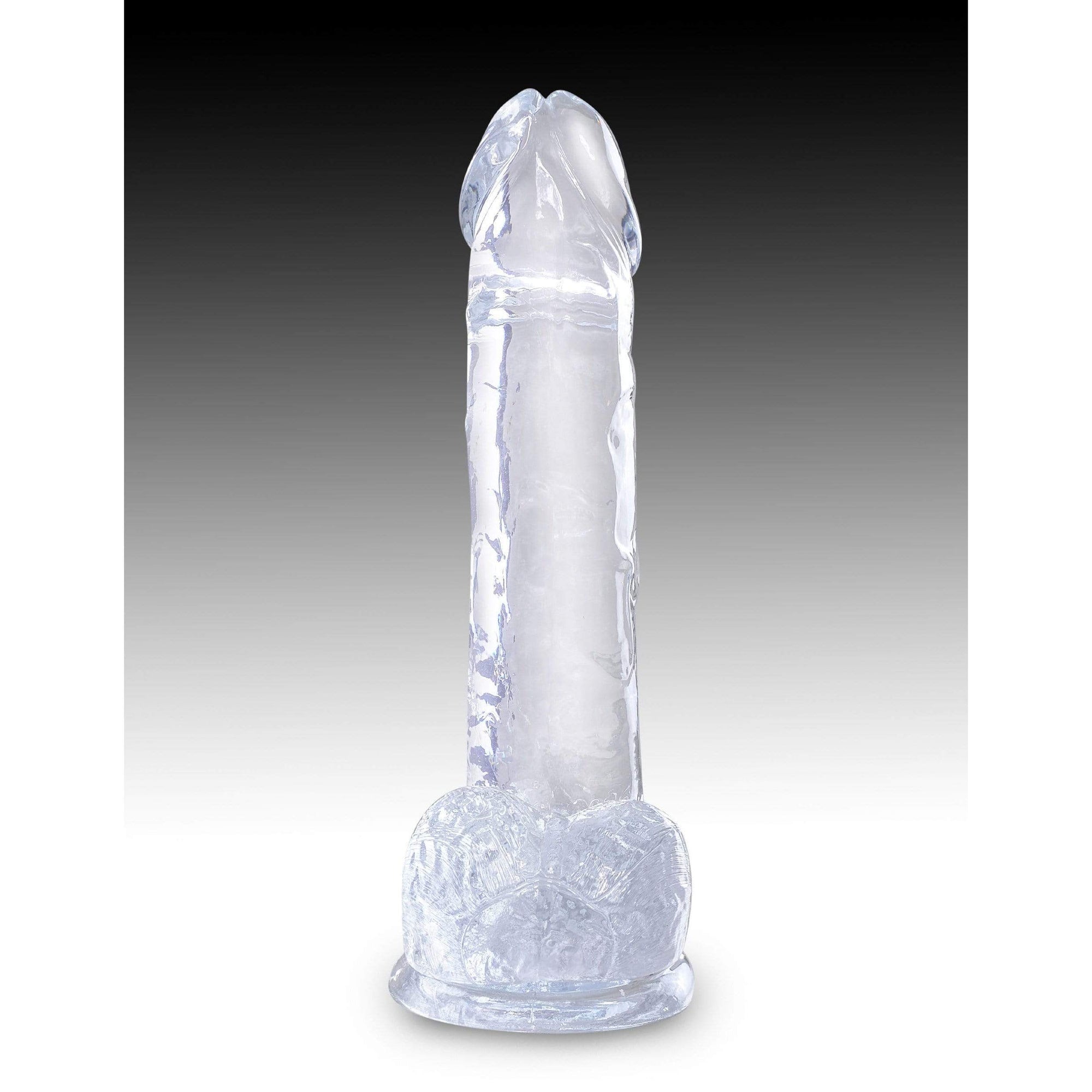 Pipedream - King Cock Clear Cock with Balls  Dildo 7" (Clear) Realistic Dildo with suction cup (Non Vibration) 603912758849 CherryAffairs