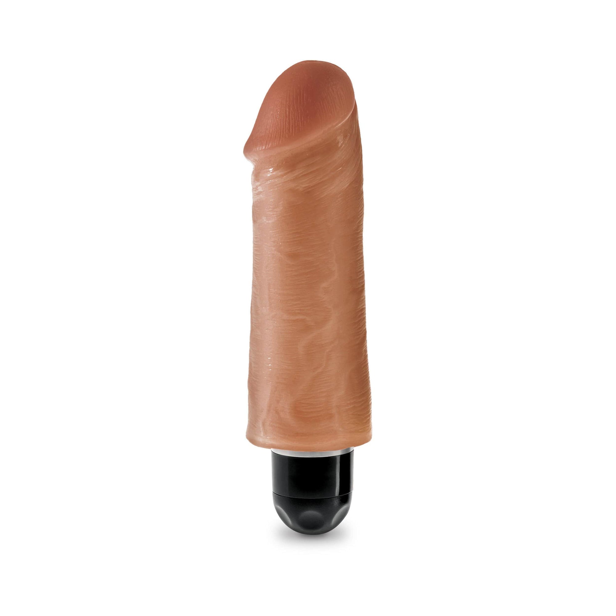 Pipedream - King Cock Vibrating Stiffy Dildo 5" (Tan) Realistic Dildo w/o suction cup (Vibration) Non Rechargeable 319767073 CherryAffairs