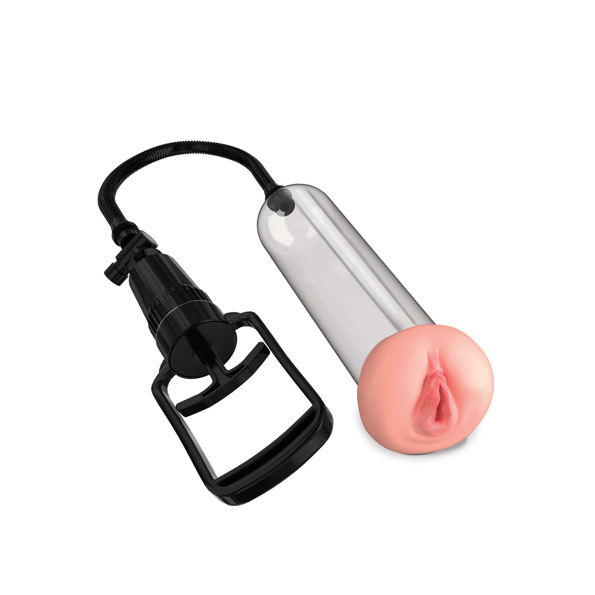 Pipedream - Pump Worx Beginner&#39;s Pussy Pump (Clear) Penis Pump (Non Vibration) 603912342871 CherryAffairs