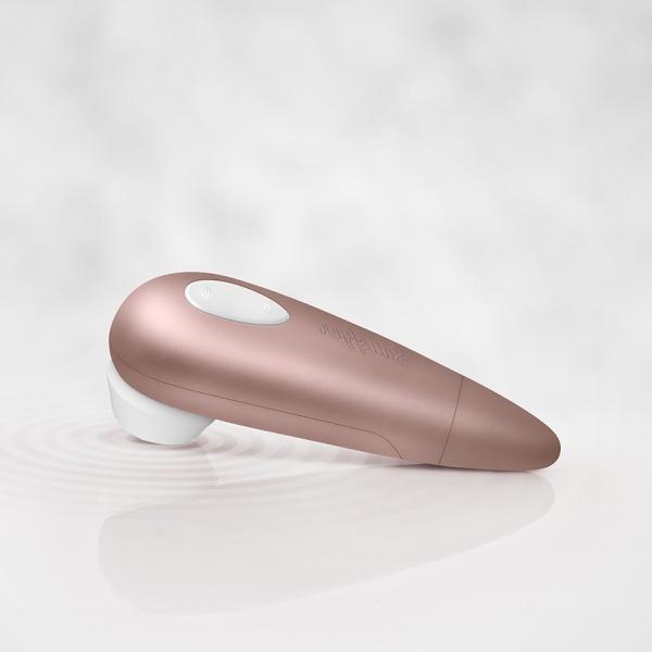 Satisfyer - 1 Clit Stimulator (Rose Gold) Clit Massager (Vibration) Non Rechargeable - CherryAffairs Singapore