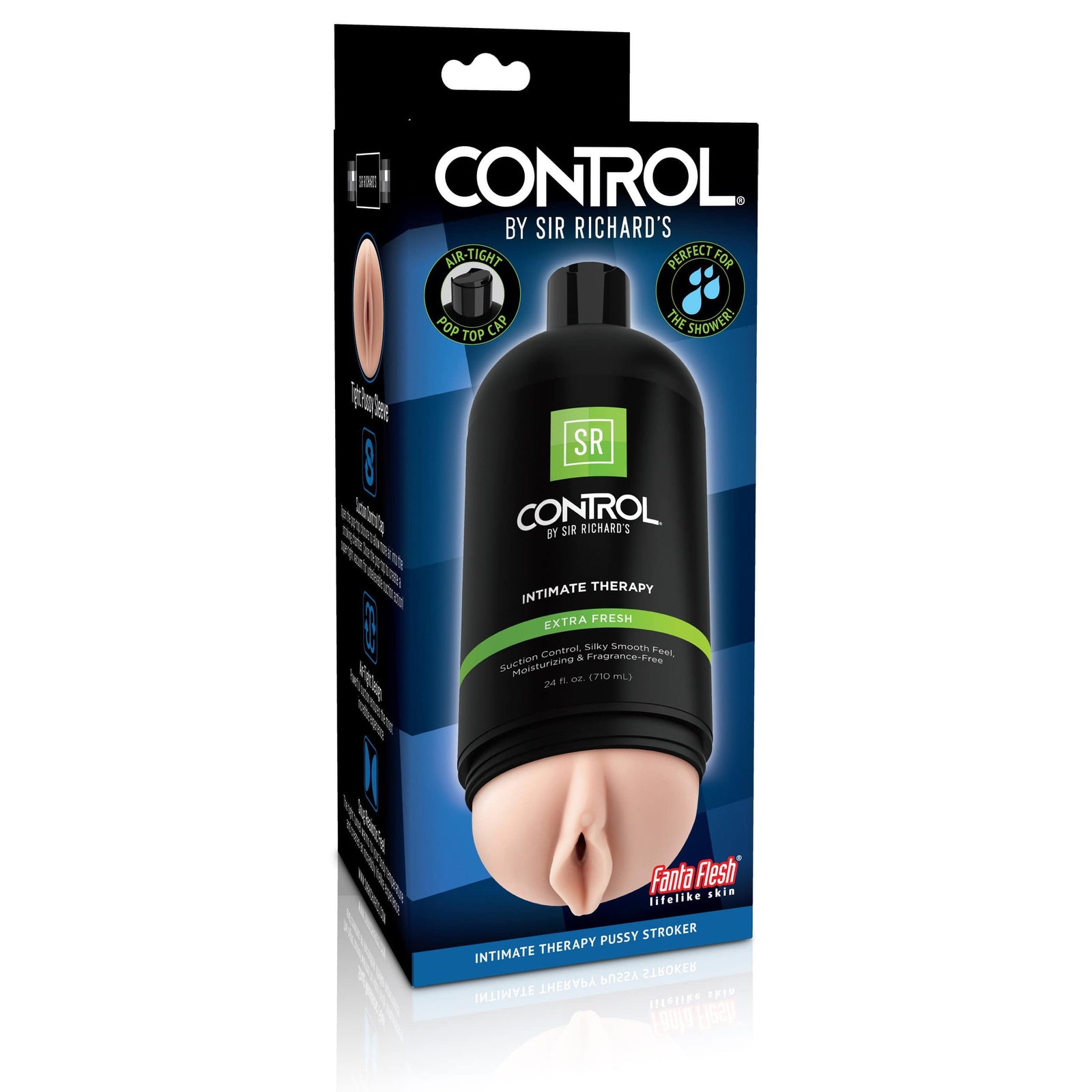 Sir Richards - Control Intimate Therapy Extra Fresh Pussy Stroker (Beige) Masturbator Vagina (Non Vibration) 324172340 CherryAffairs