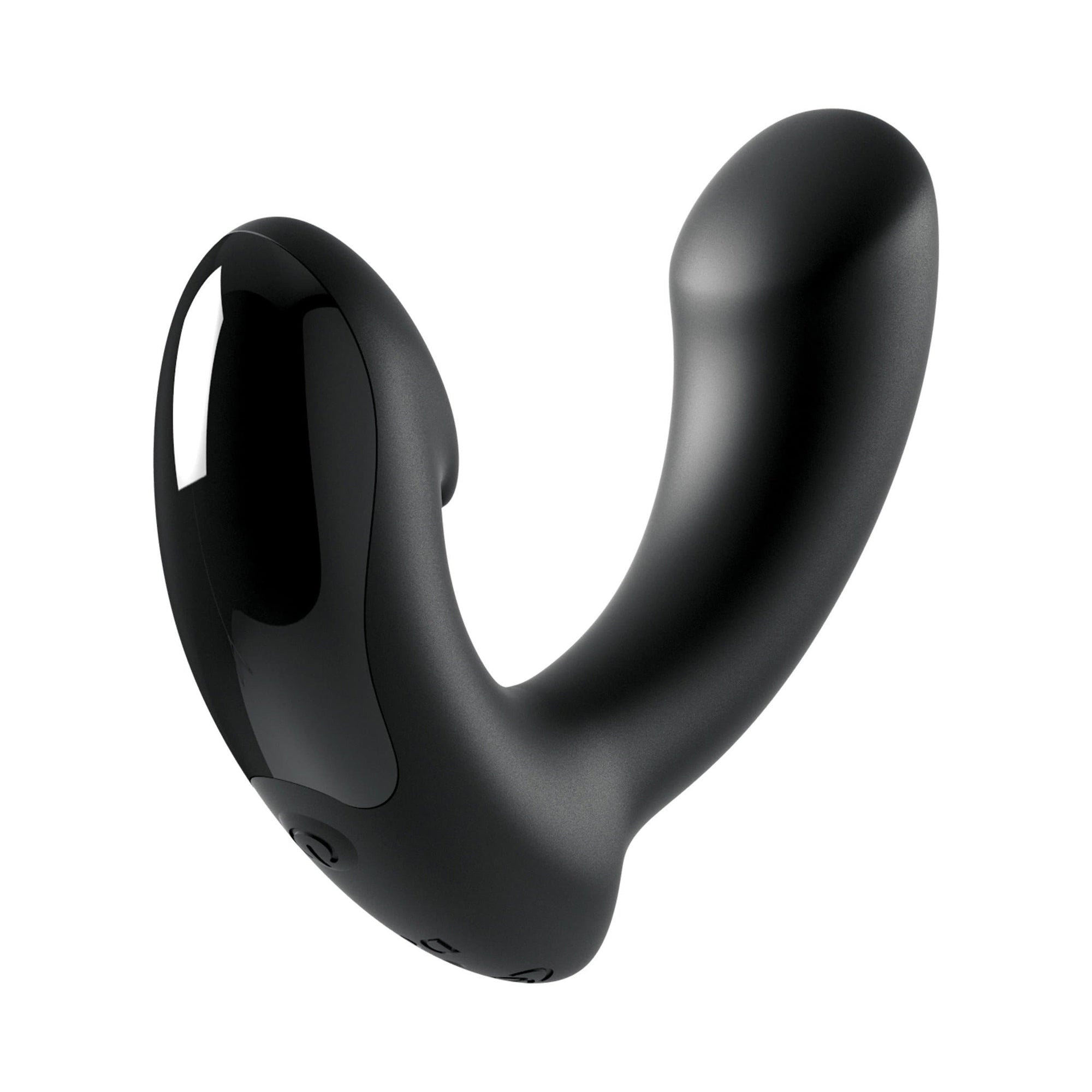 Sir Richards - Control Silicone P-Spot Massager (Black) Prostate Massager (Vibration) Rechargeable 319985408 CherryAffairs