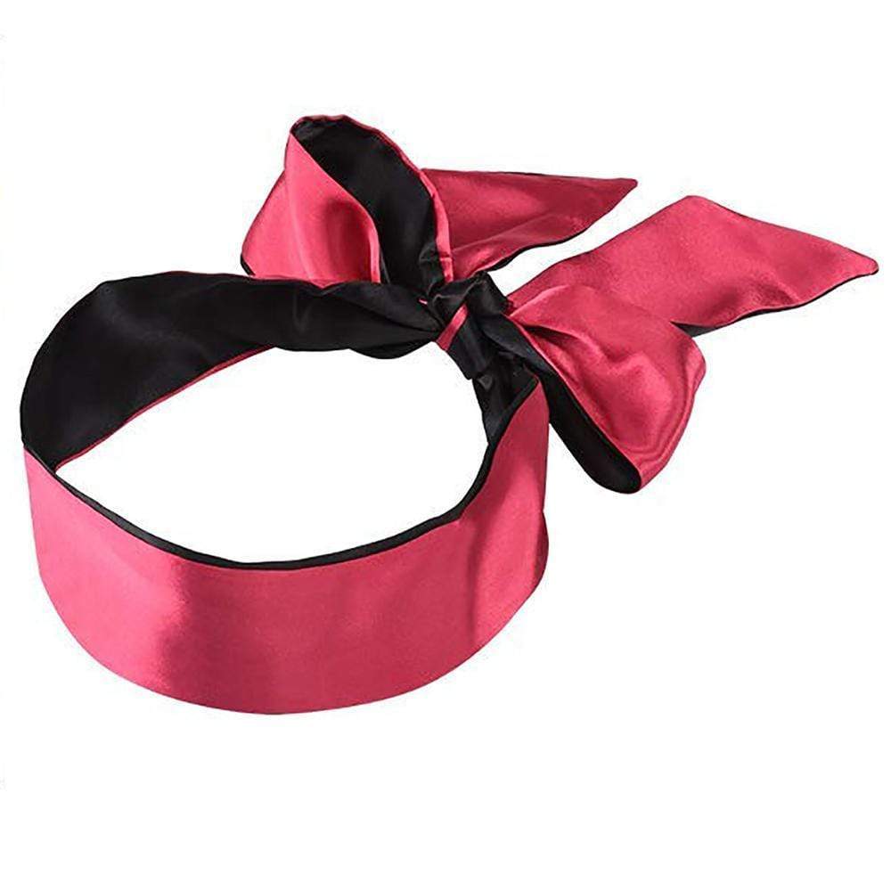 SM VIP - Blindfold and Restraints Set of 3 Ribbons (Red) Mask (Blind) 319989523 CherryAffairs