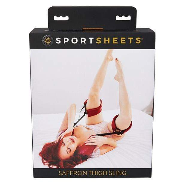 Sportsheets - Saffron Thigh Sling (Red) Hand/Leg Cuffs 646709480073 CherryAffairs