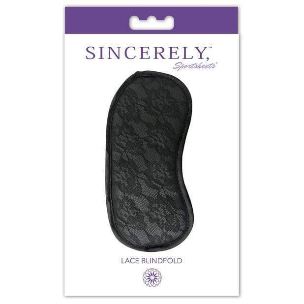 Sportsheets - Sincerely Lace Blindfold (Black) Mask (Blind)