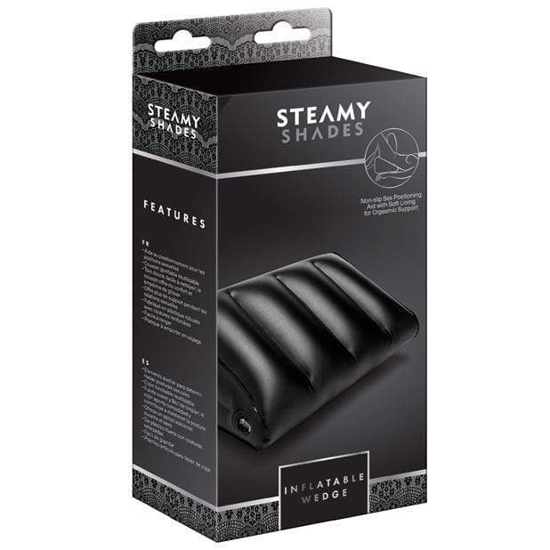 Steamy Shades - Inflatable Wedge Sex Furniture (Black) Sex Furnitures 4041937579197 CherryAffairs