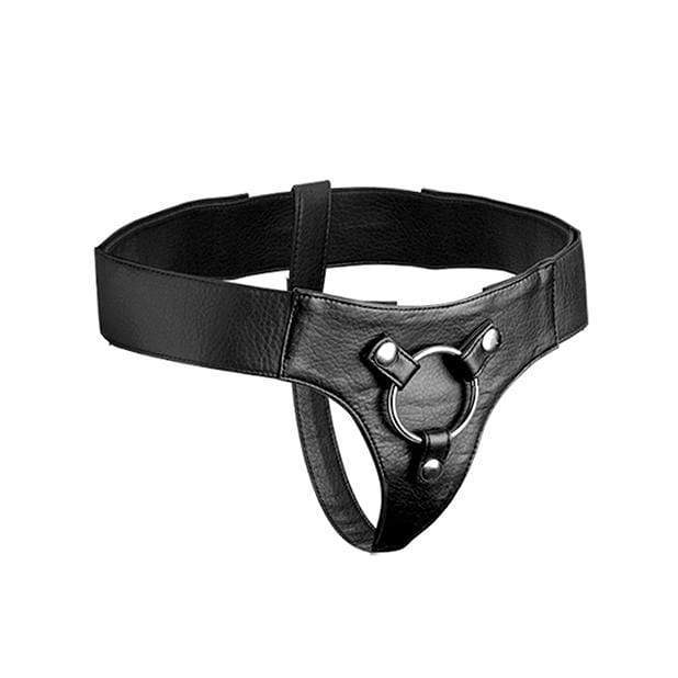 Strap U - Domina Adjustable Wide Band Strap On Harness (Black) Strap On w/o Dildo