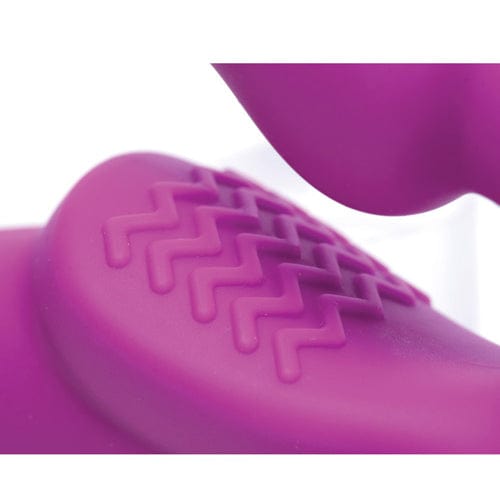 Strap U - Evoke Vibrating Strapless Silicone Strap on Dildo (Pink) Strap On with Dildo for Reverse Insertion (Vibration) Non Rechargeable 626137503 CherryAffairs