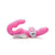 Strap U - Urge Pink Vibrating Strapless Silicone Strap On with Remote Control (Pink) Remote Control (Wireless) Strap On with Dildo for Reverse Insertion (Vibration) Rechargeable 848518030634 CherryAffairs