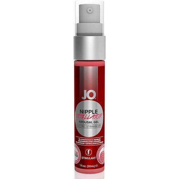 System JO - Electric Strawberry Nipple Titillator Arousal Gel 30ml Arousal Gel 273913000 CherryAffairs