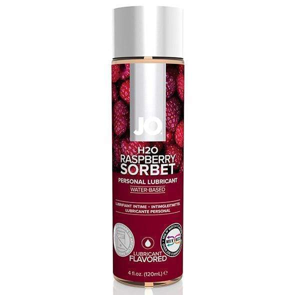 System JO - H2O Raspberry Sorbet Flavored Water Based Personal Lubricant 120ml Lube (Water Based) 273903598 CherryAffairs