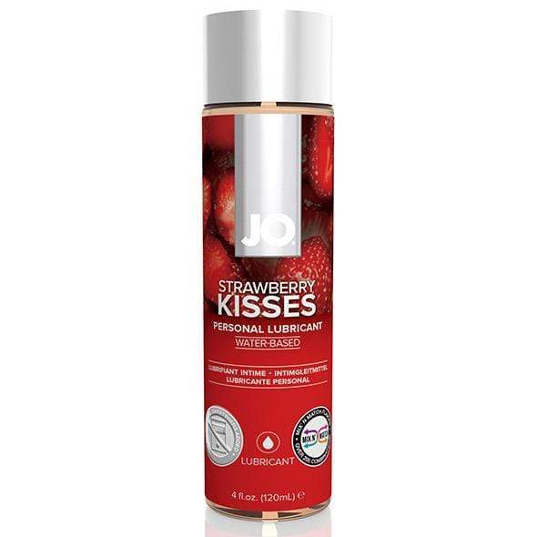 System JO - H2O Strawberry Kisses Flavored Water Based Personal Lubricant 120ml Lube (Water Based) 796494401187 CherryAffairs