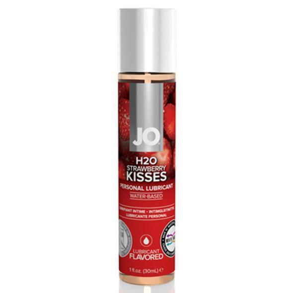 System JO - H2O Strawberry Kisses Flavored Water Based Personal Lubricant 30ml Lube (Water Based) 796494101186 CherryAffairs