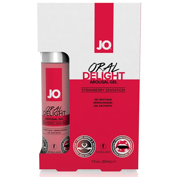 System Jo - Oral Delight Stimulating Arousal Gel Strawberry Sensation 30 ml Arousal Gel 620248682 CherryAffairs