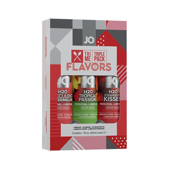 System Jo - Tri Me Triple Pack Flavors Water Based Lubricant 30ml Lube (Water Based) 620246165 CherryAffairs