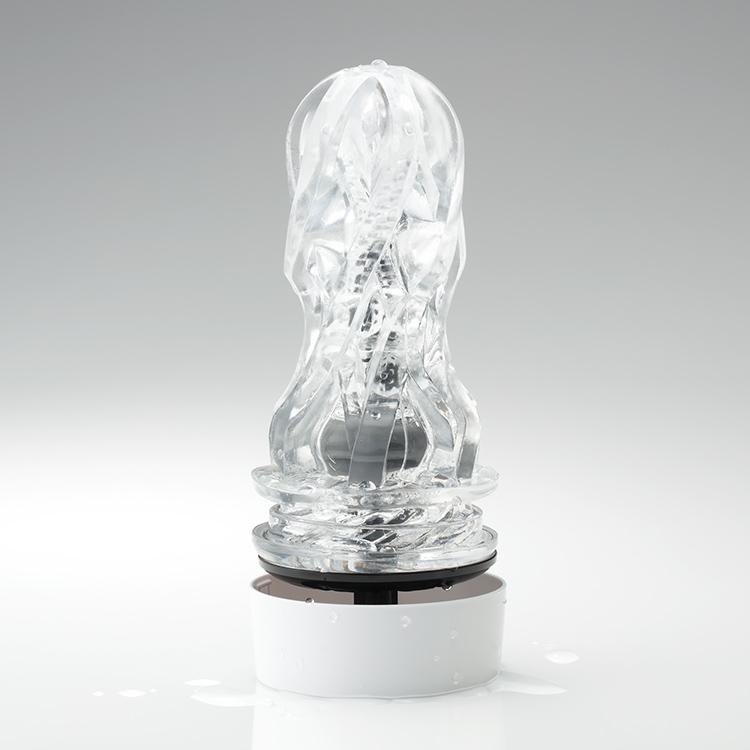 Tenga - Aero Silver Ring Masturbator (White) Masturbator Soft Stroker (Non Vibration) 324163104 CherryAffairs