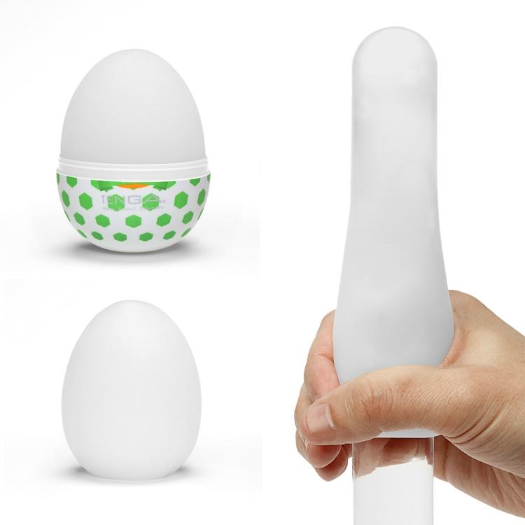 Tenga - Masturbator Egg Stud (Green) Masturbator Egg (Non Vibration) 4570030970865 CherryAffairs