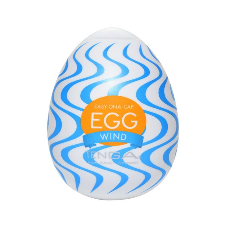 Tenga - Masturbator Egg Wind (Blue) Masturbator Egg (Non Vibration) 4570030970858 CherryAffairs