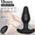 Tracy's Dog - Carl Anal Plug with Remote Control (Black) Remote Control Anal Plug (Vibration) Rechargeable 6972725980131 CherryAffairs