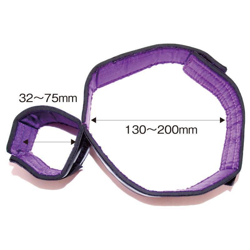 Wild One - SM Thigh Restriction Premium Restraints (Purple) Hand/Leg Cuffs