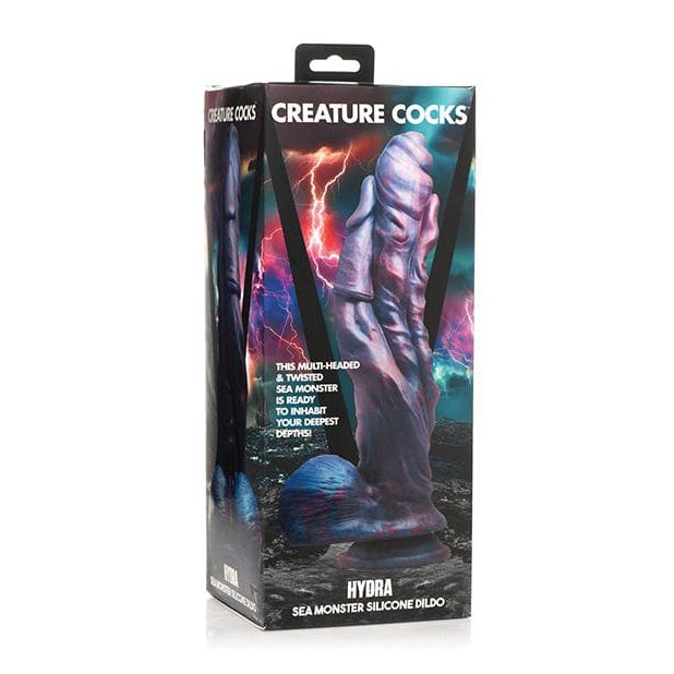 XR - Creature Cocks Hydra Sea Monster Silicone Dildo (Purple) Non Realistic Dildo with suction cup (Non Vibration) 848518051912 CherryAffairs