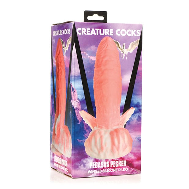 XR - Creature Cocks Pegasus Pecker Winged Silicone Dildo (Pink) XR1079 CherryAffairs